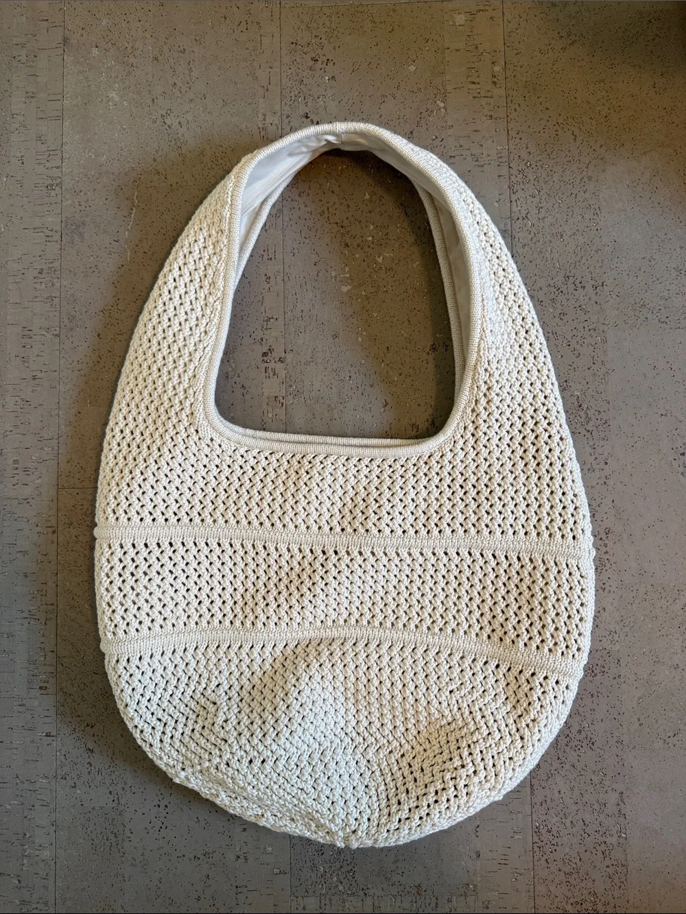 NWT lululemon athletica Cotton Crochet Shoulder Bag
